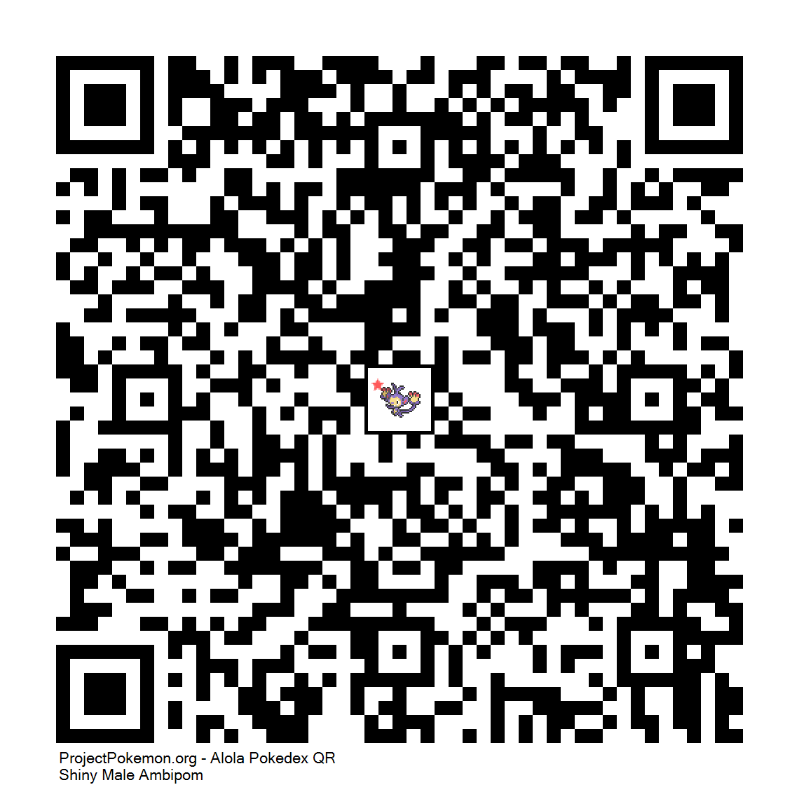 Cdigo QR de Ambipom variocolor